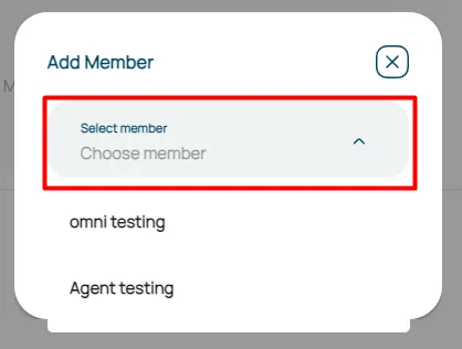 select member data