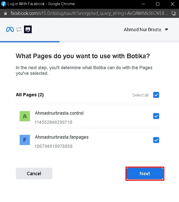 Step 4: Facebook comment integration setup