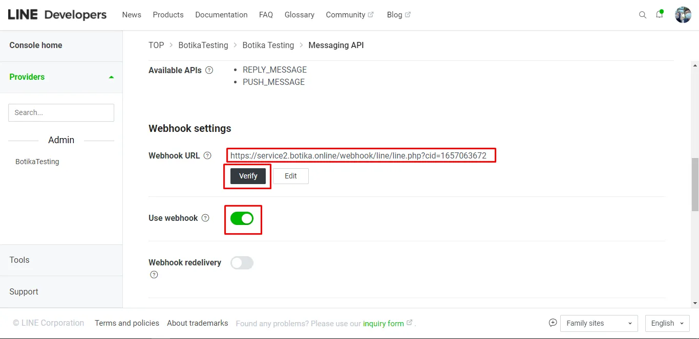 Step 16: Line integration setup