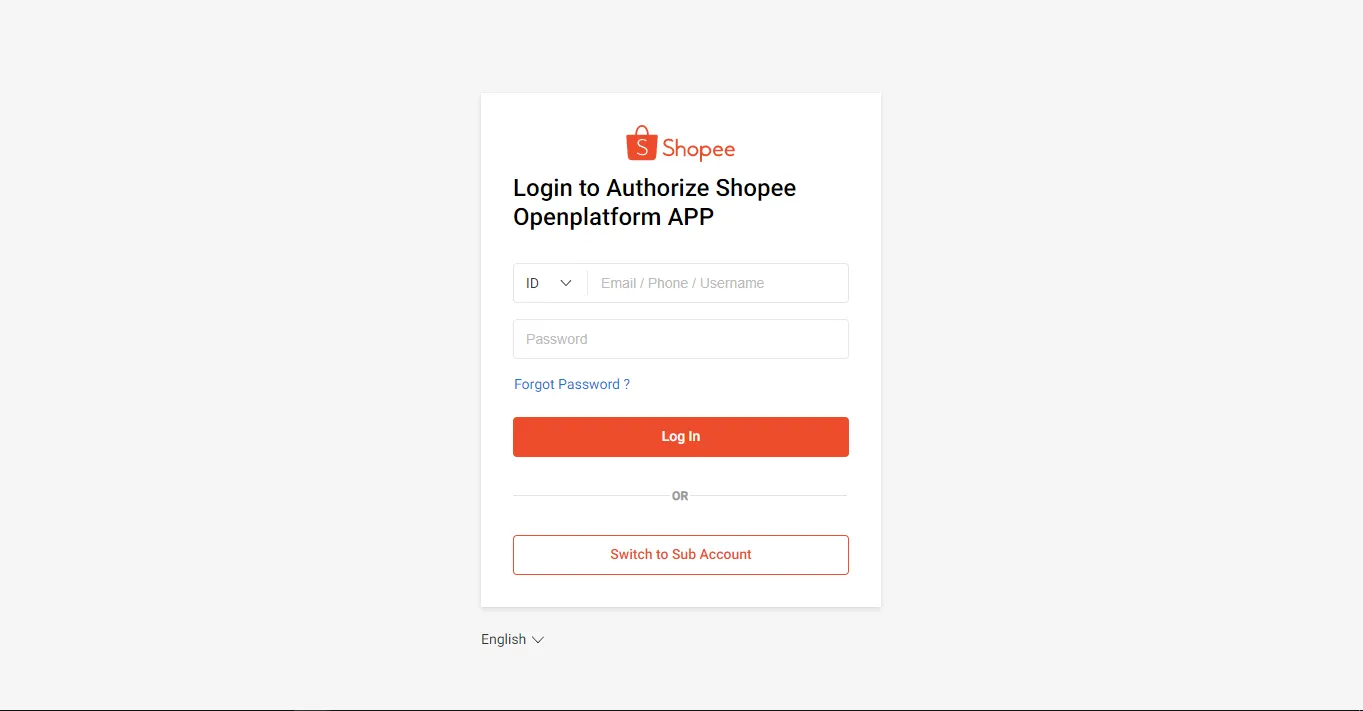 Step 3: Shopee integration setup