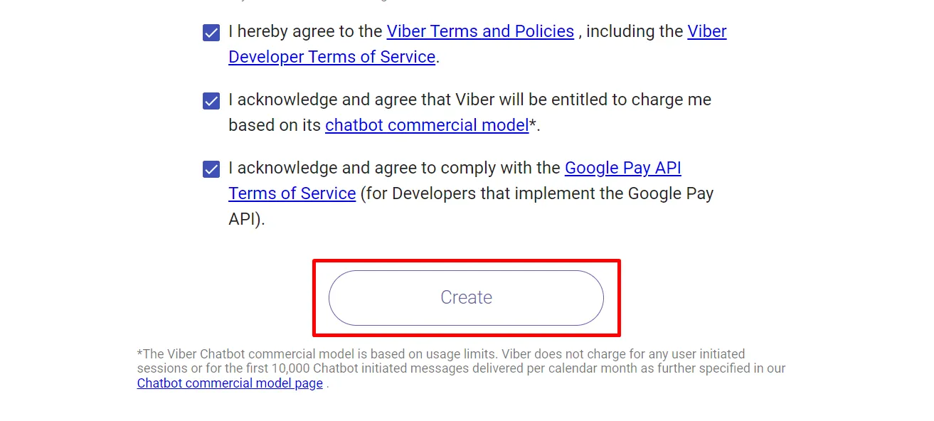 Step 7: Viber integration setup